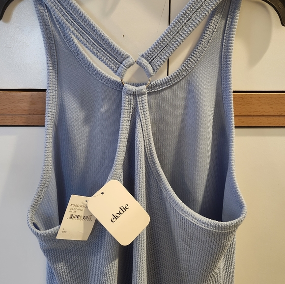 NWT- ELODIE Nordstrom Ribbed Knit Mini Dress with O-Ring on back. Size Large $15 - Picture 8 of 16